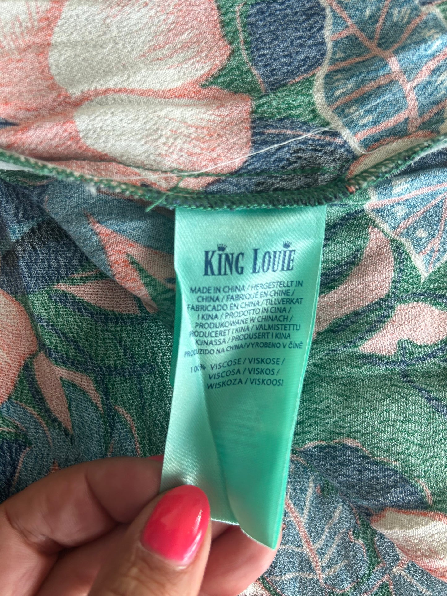 King Louie - maat 40 - blouse jurk
