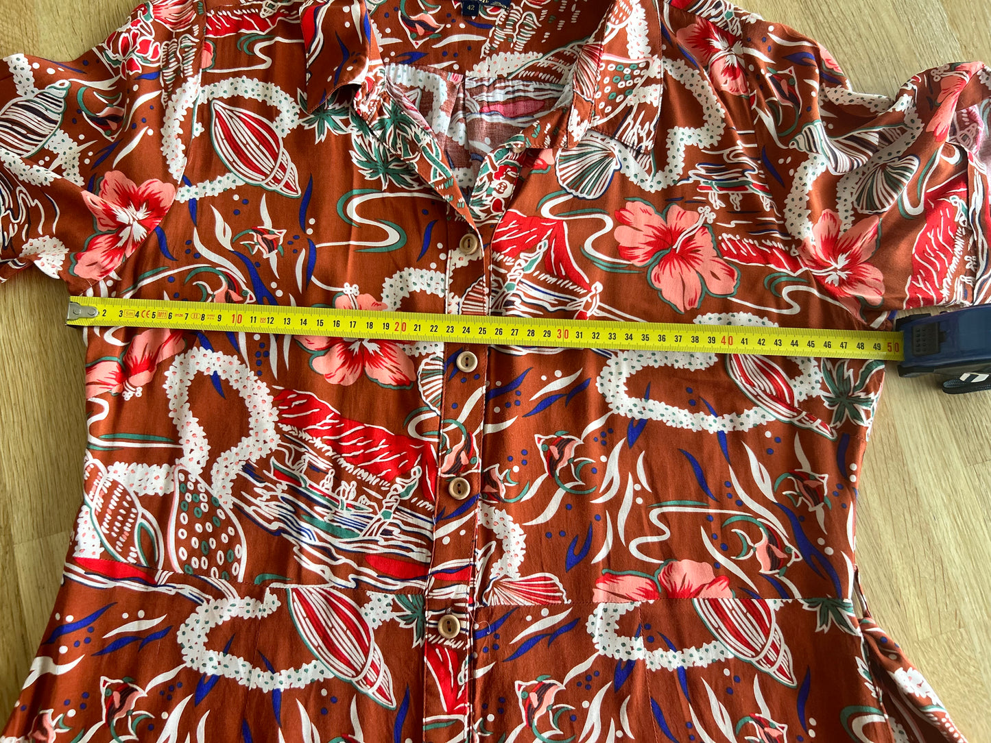 King Louie - maat 42 - blouse jurk