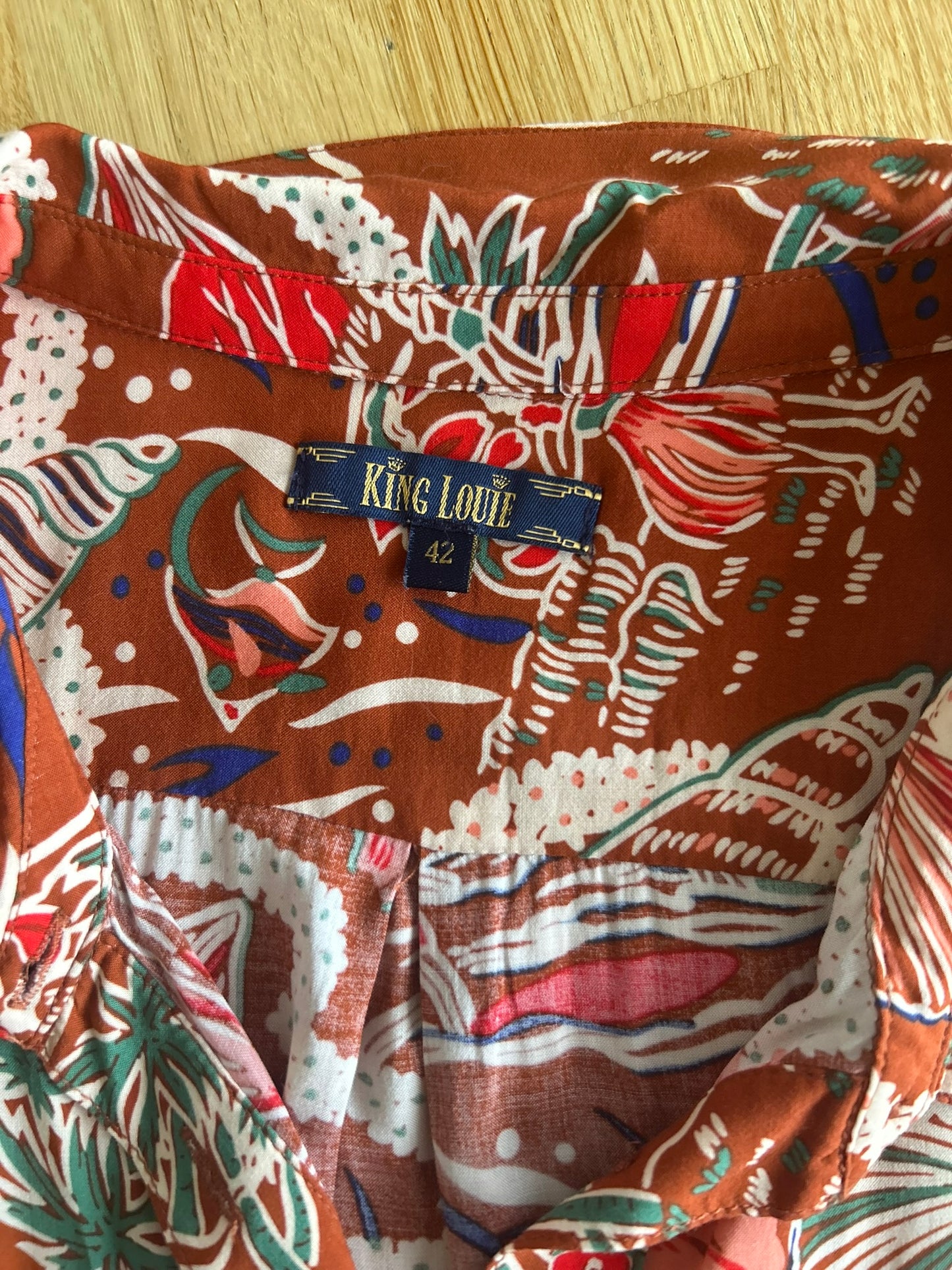 King Louie - maat 42 - blouse jurk