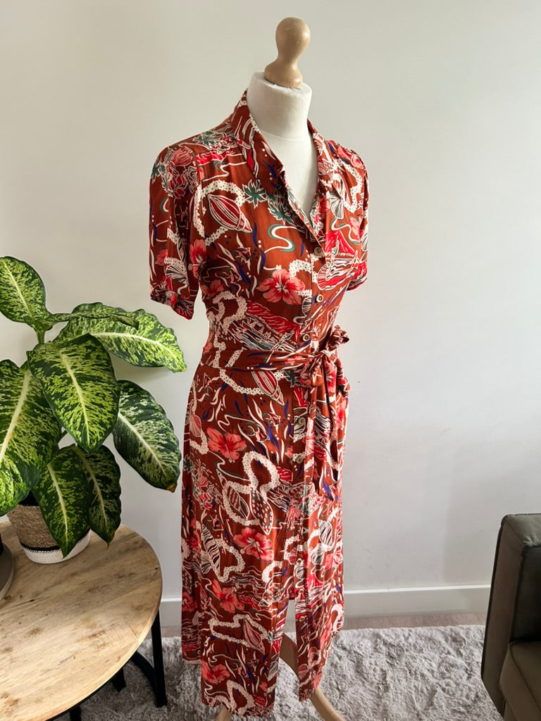 King Louie - maat 42 - blouse jurk