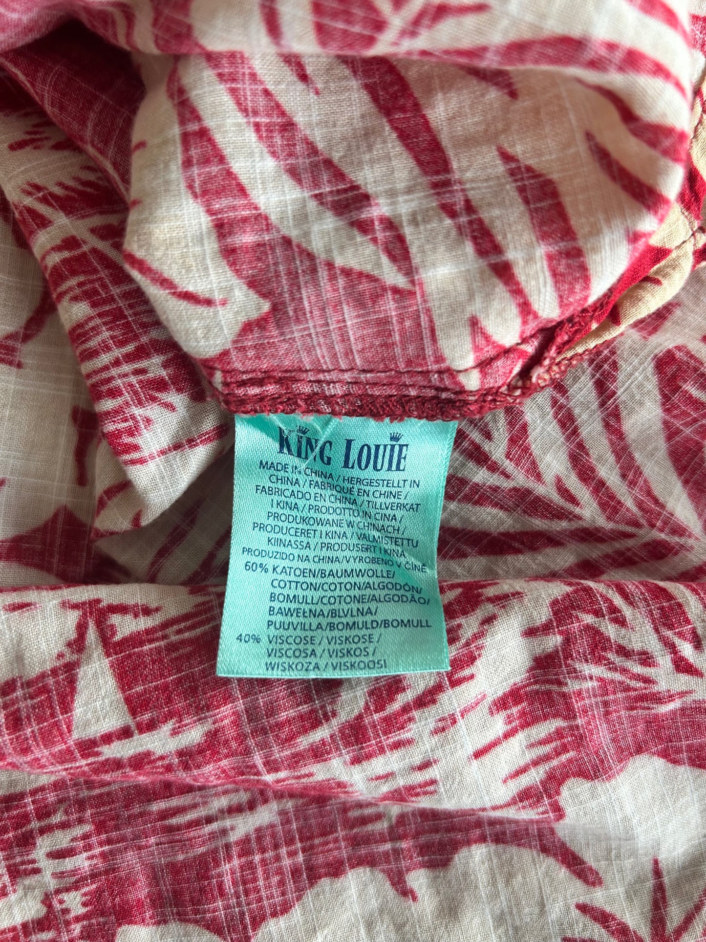 King Louie - maat 44 - blouse jurk