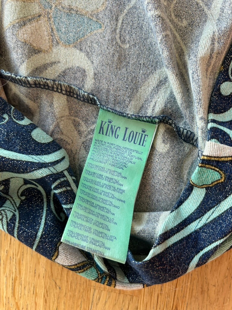 King Louie - maat XL - midi feest jurk