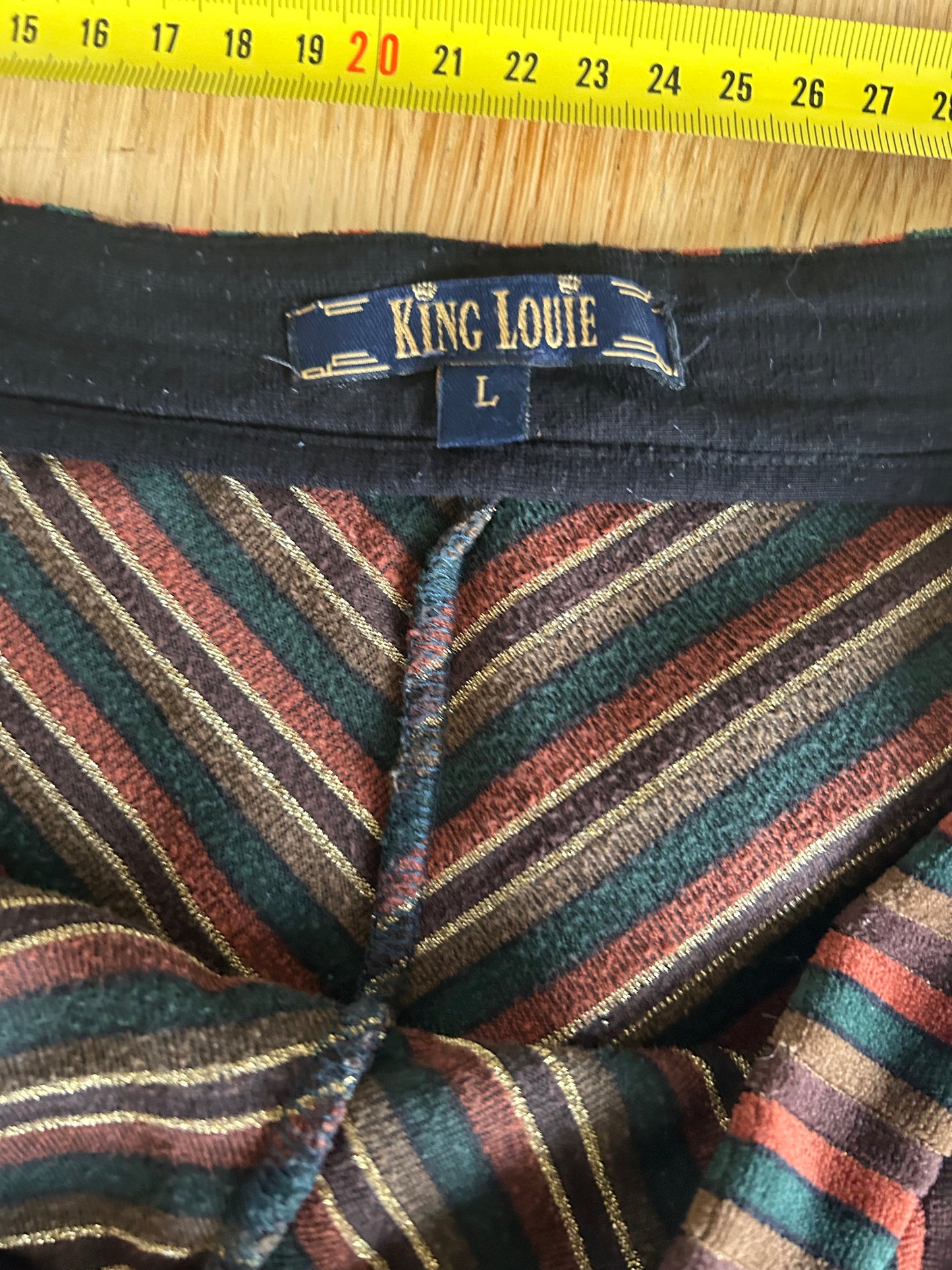 King Louie - maat L - velvet midi rok