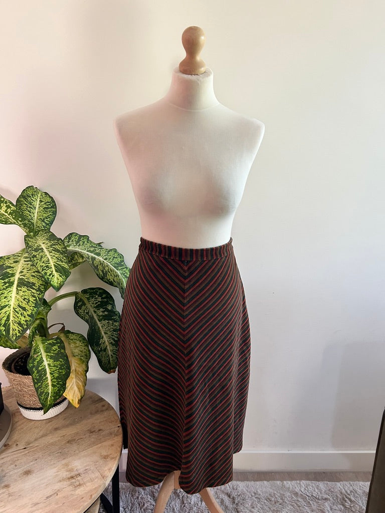 King Louie - maat L - velvet midi rok