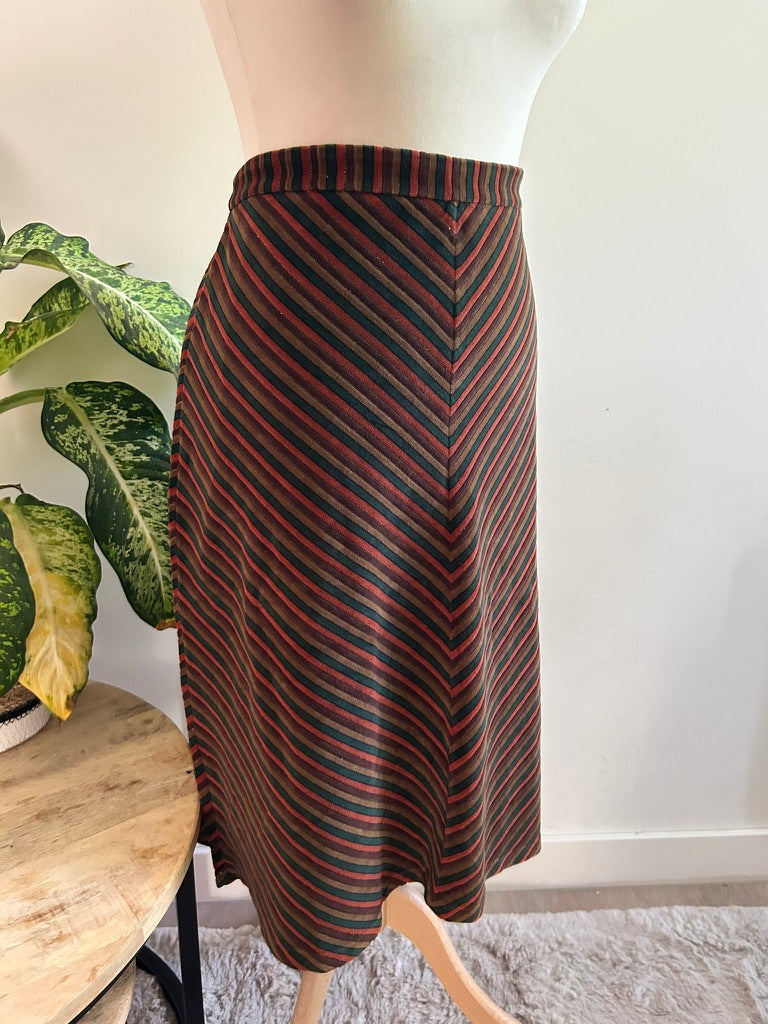 King Louie - maat L - velvet midi rok