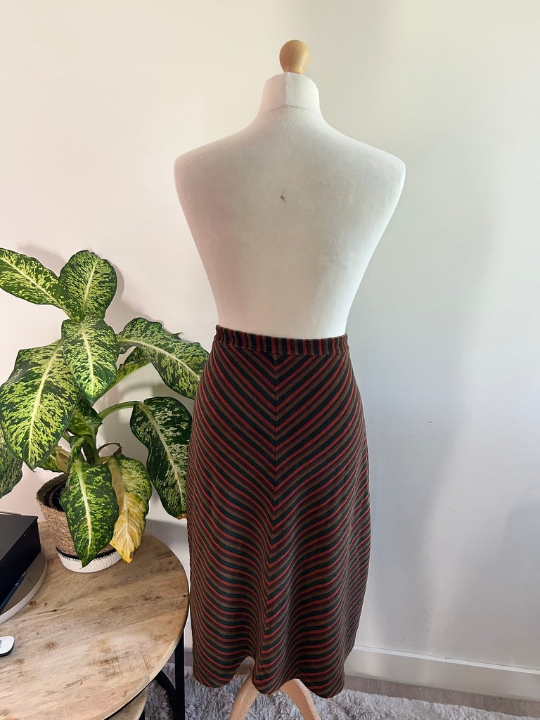King Louie - maat L - velvet midi rok