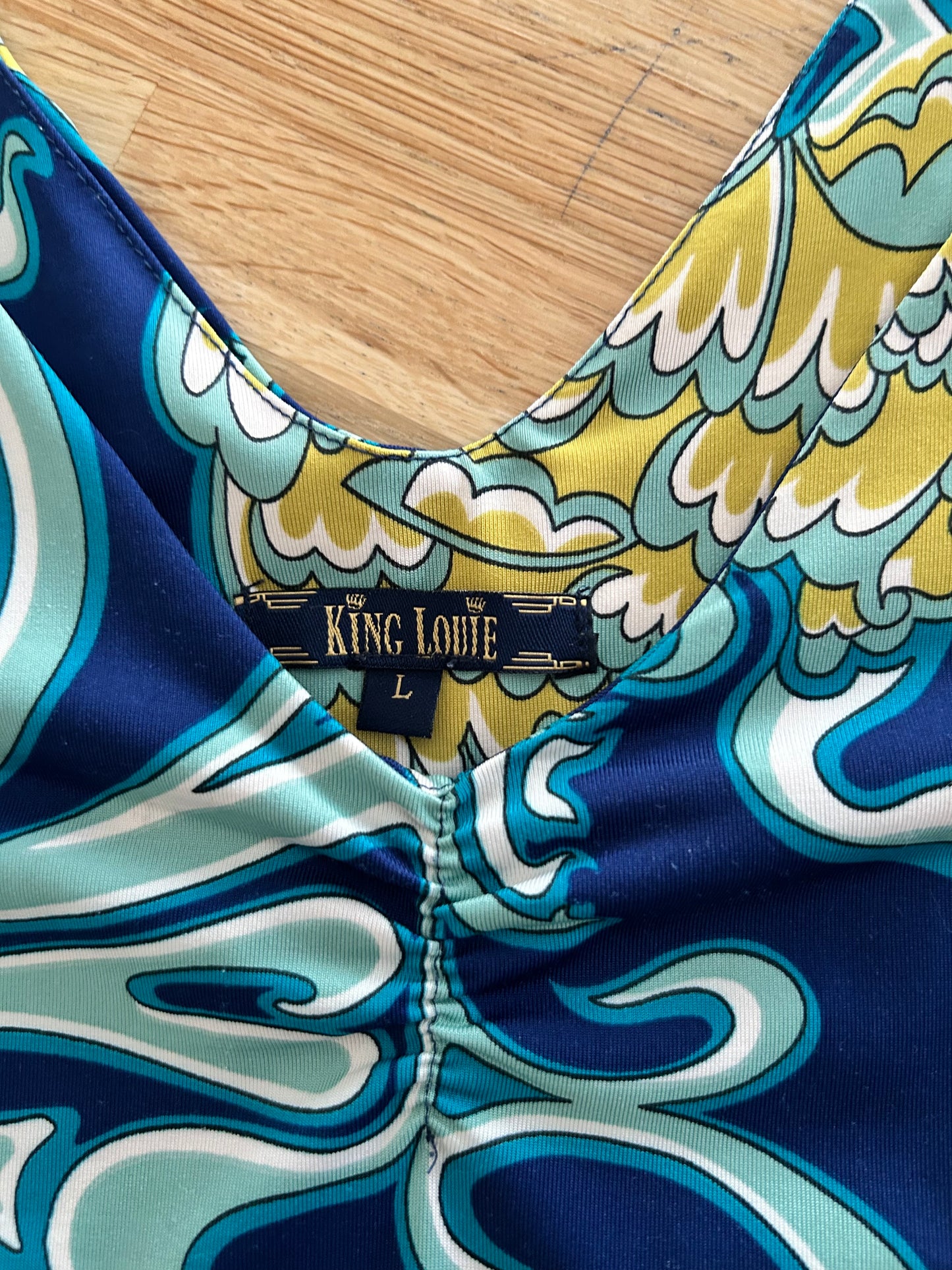 King Louie - maat L - maxi jurk