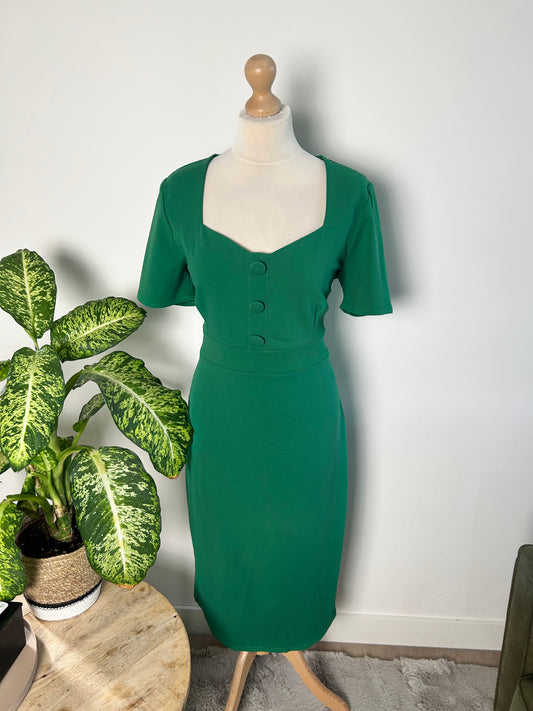 Vintage Chix - maat 16 44 - koker jurk