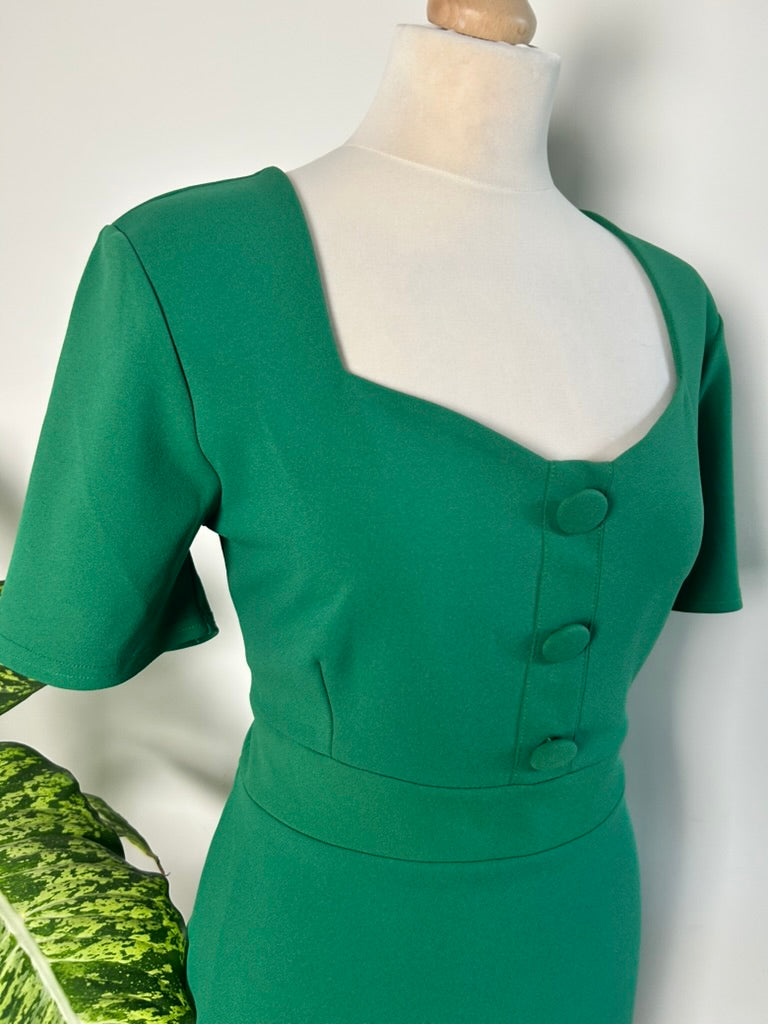 Vintage Chix - maat 16 44 - koker jurk