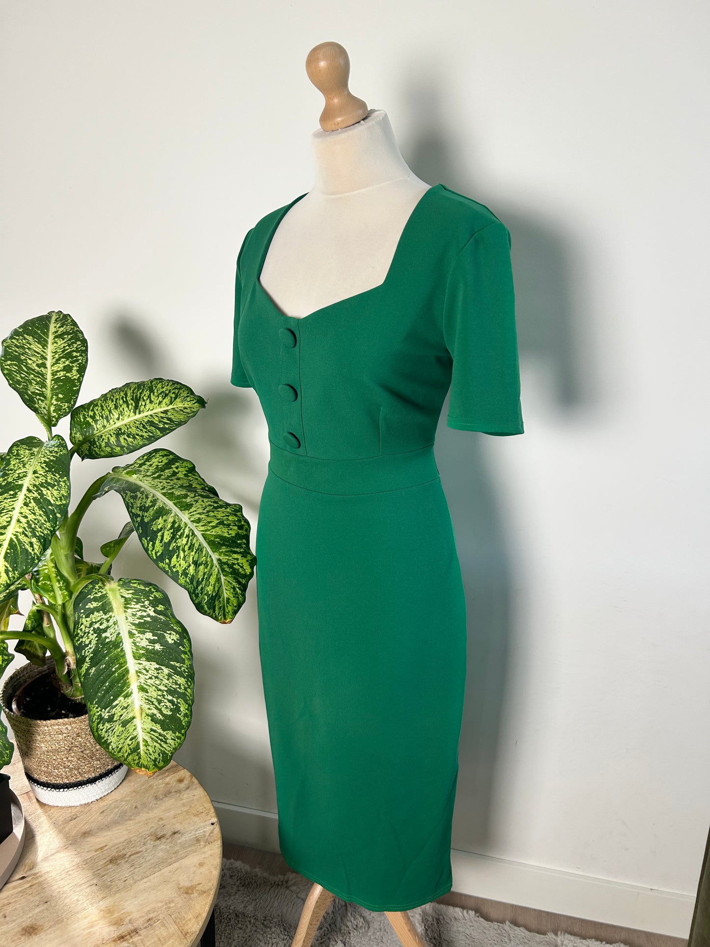 Vintage Chix - maat 16 44 - koker jurk