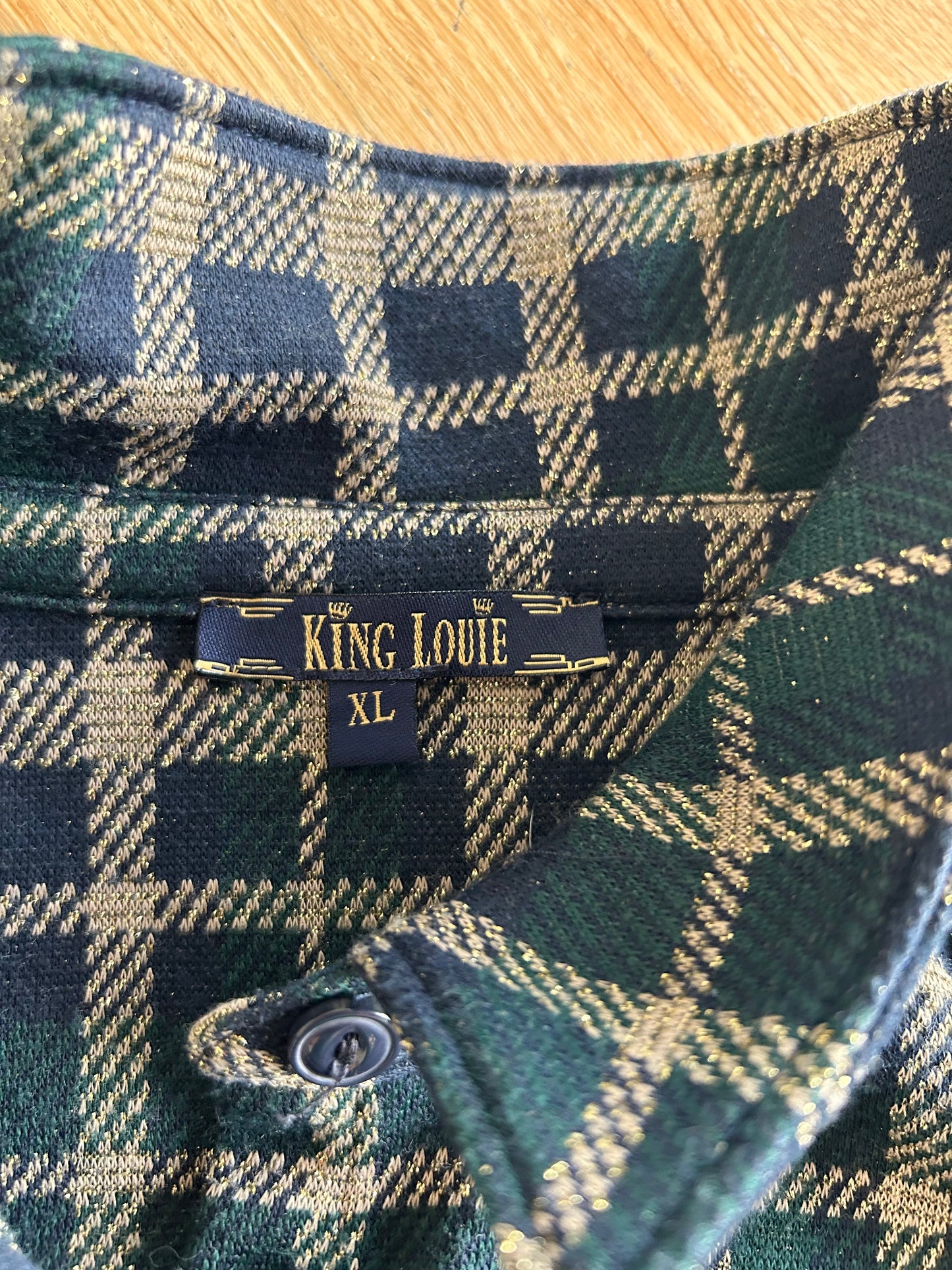 King Louie - maat XL - doorknoop jurk