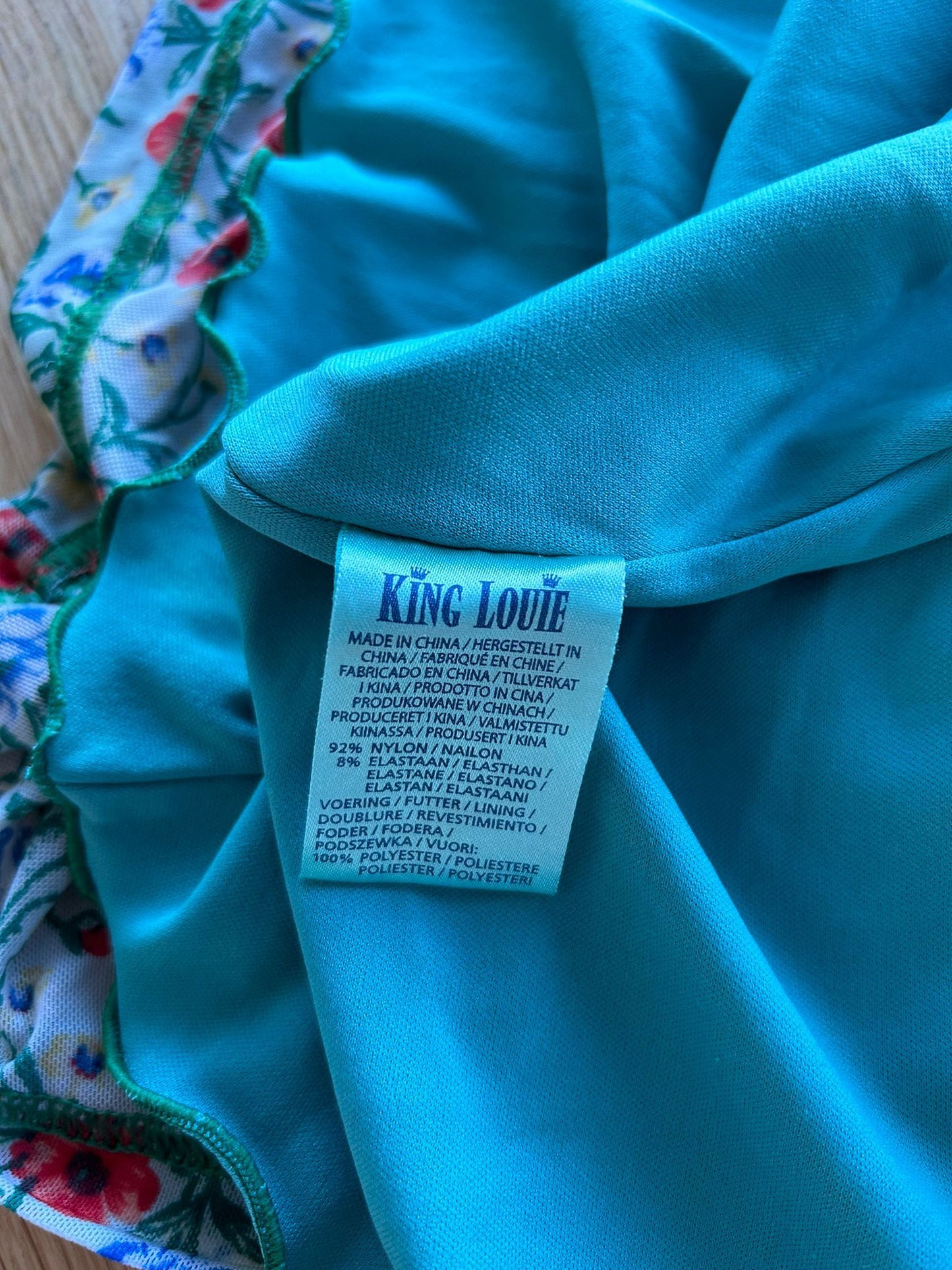 King Louie - maat L - midi jurk