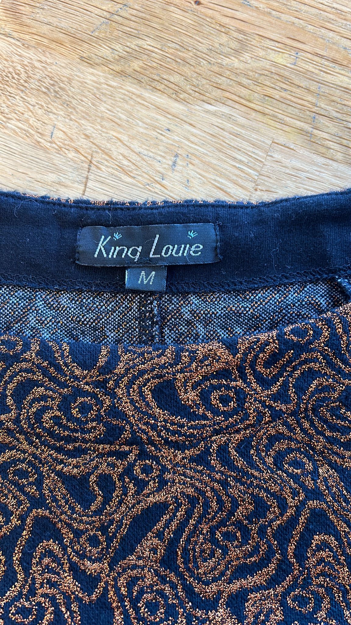 King Louie - maat M - glitter jurk Zoe