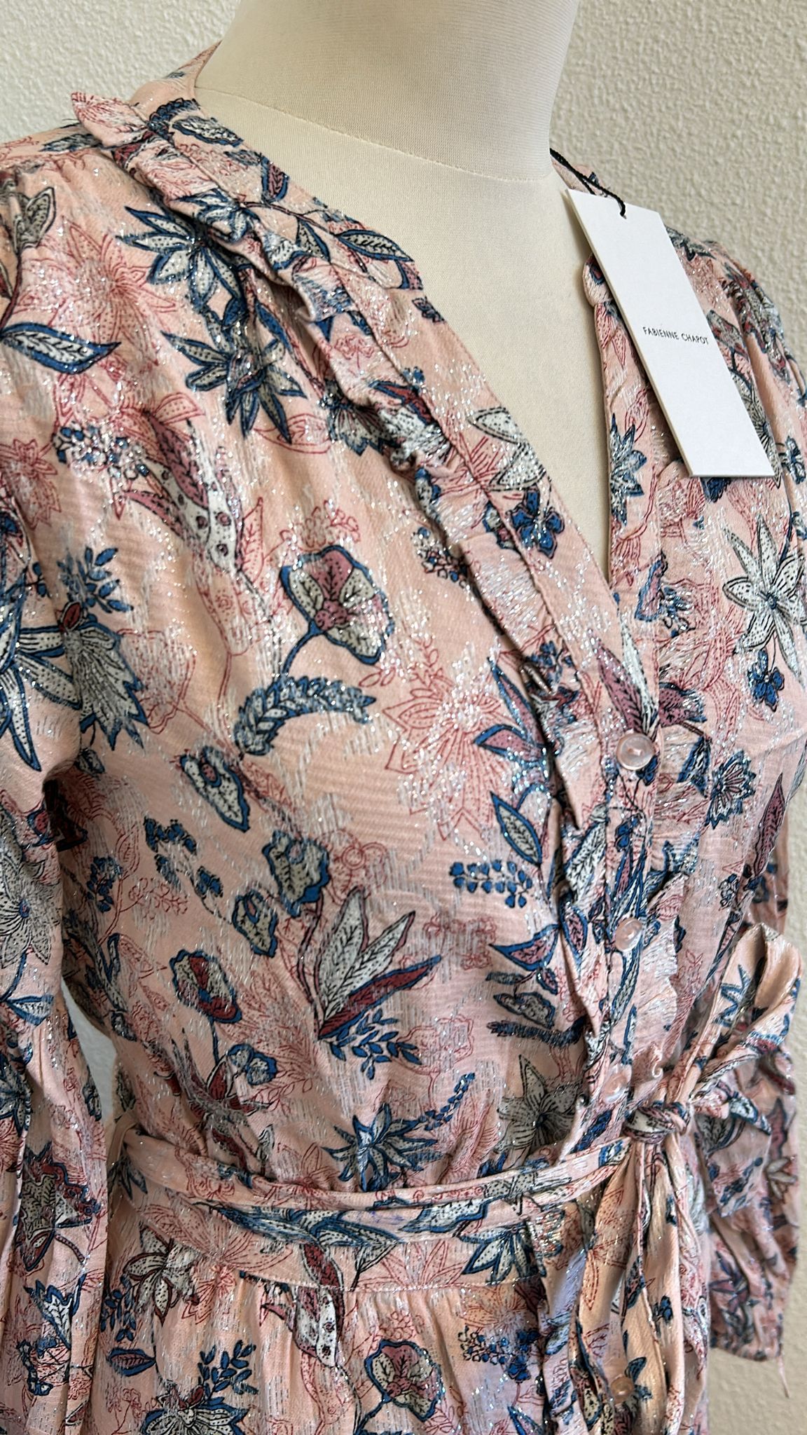 Fabienne Chapot - maat 36 - Ann dress pink batik NIEUW