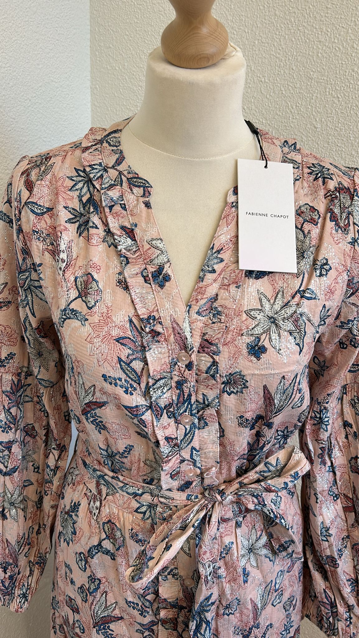 Fabienne Chapot - maat 36 - Ann dress pink batik NIEUW