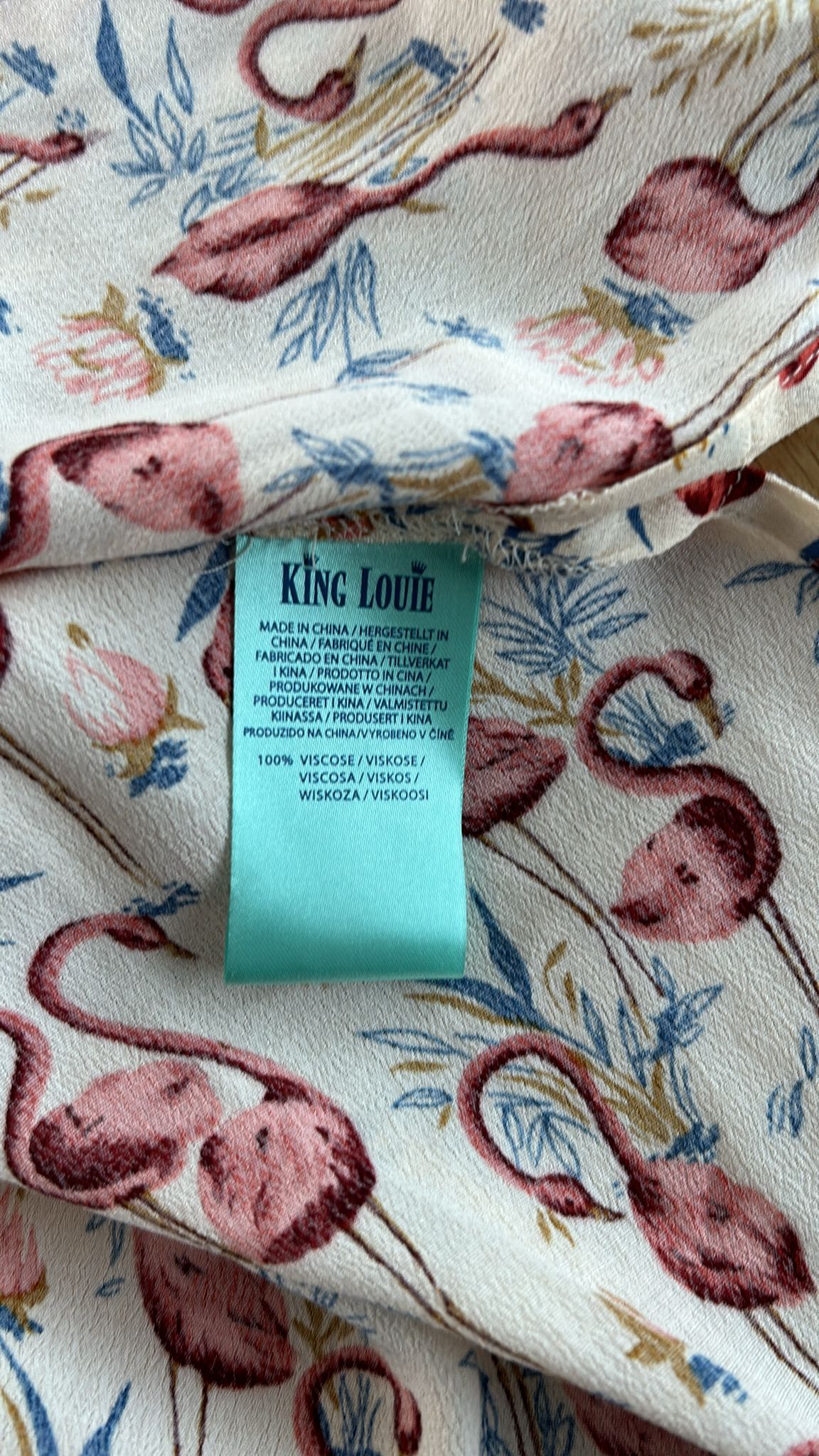 King Louie - maat 38 - Nadya sonny dress cream NIEUW