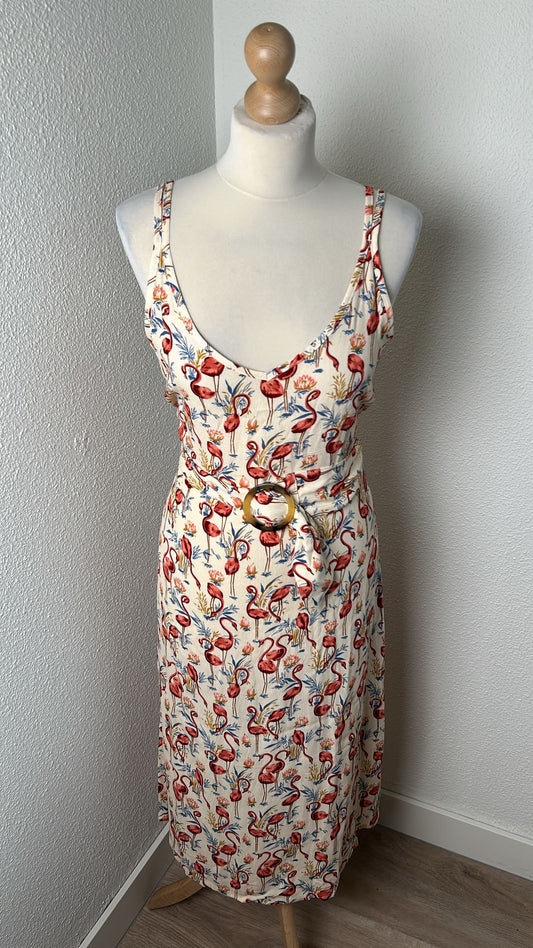 King Louie - maat 38 - Nadya sonny dress cream NIEUW
