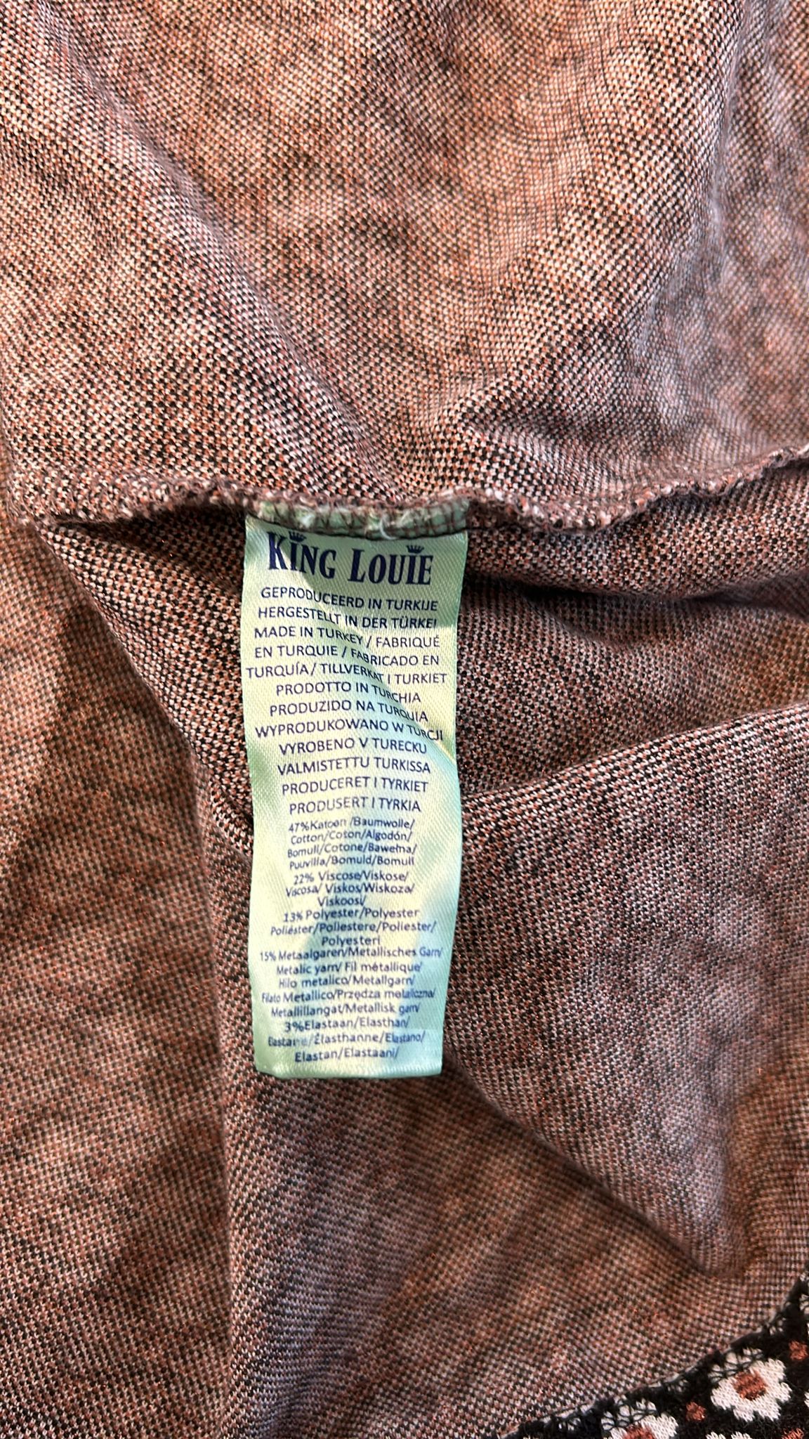King Louie - maat XL - wintre jurk